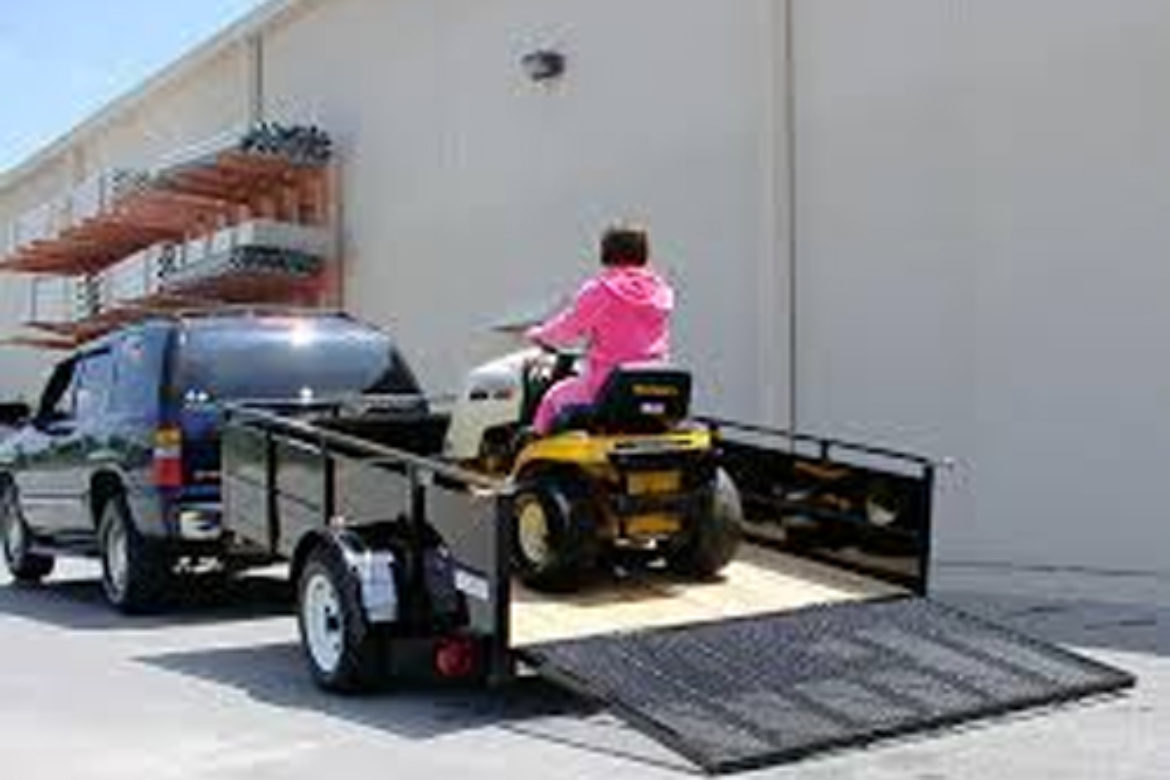 TRANSPORTING I transport Riding Lawn Mowers and Garden equipment. Mike Price Small Engine